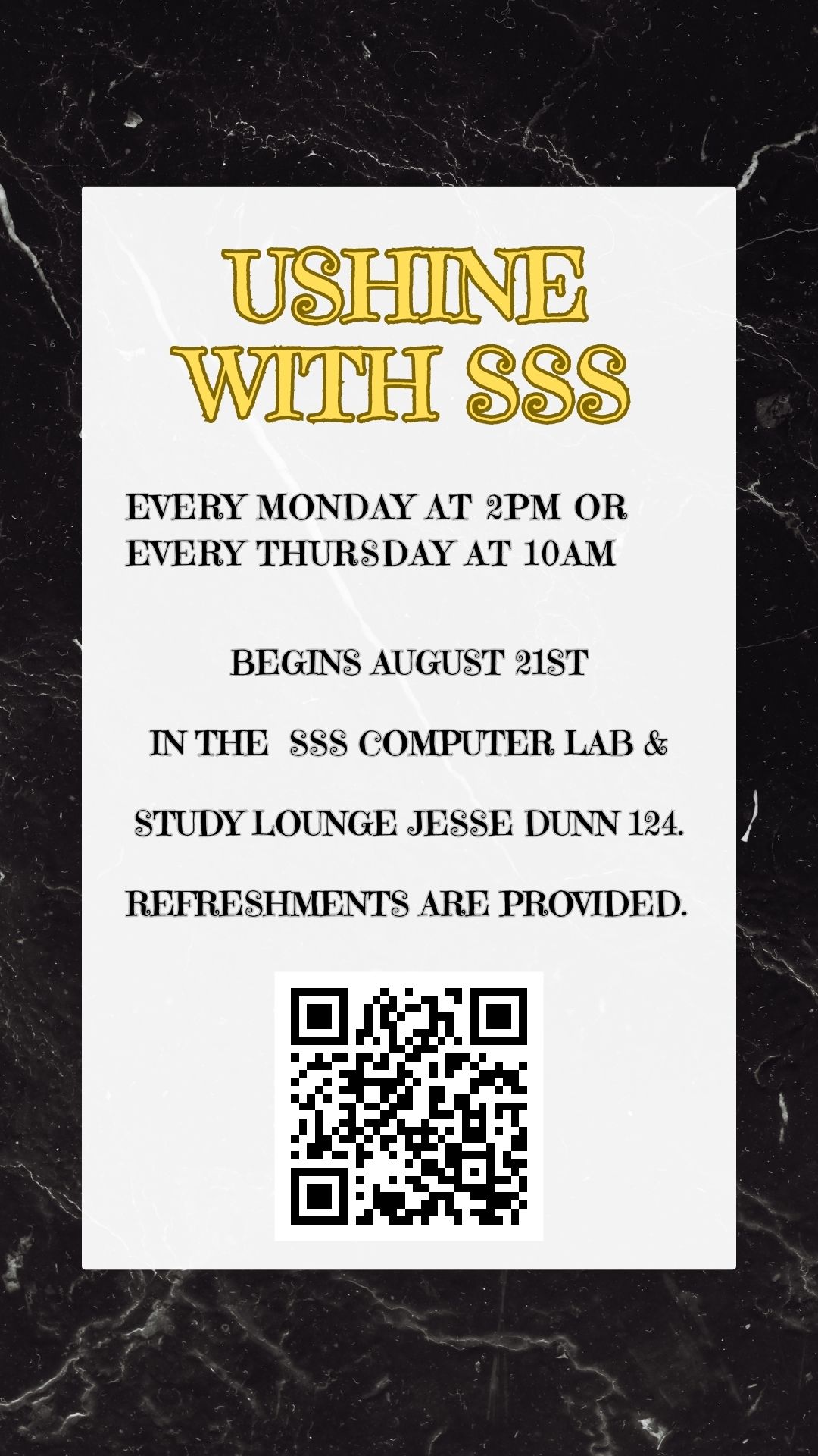 SSS Ushine Flyer for FA2023