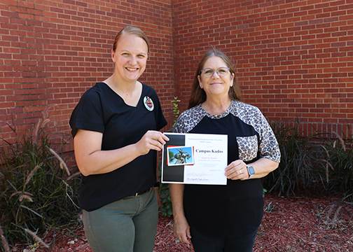 Lisa Vermillion (right) with Jacqueline Kephart