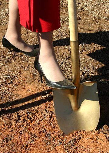 Groundbreaking for Woodward campus building Nov. 8, 2006