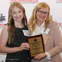 Jordan Bergdall, Outstanding Psychology Student - Enid campus